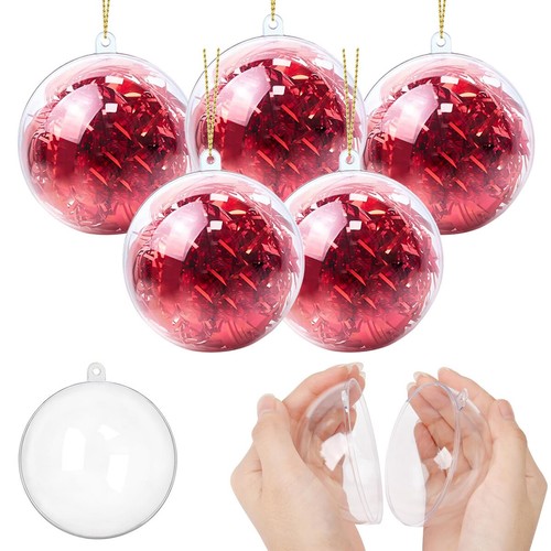 80pcs clear plastic balls - plastic,