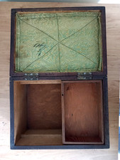 Antique solid wood table box