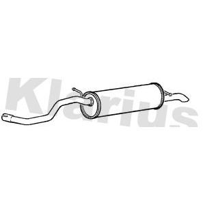 Klarius rear exhaust - klarius,