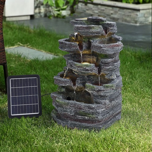 Solar outdoor fountain - outdoor,
