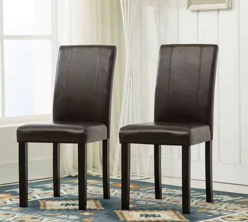 Set faux leather dining - set,