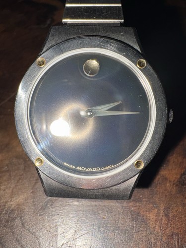 Vintage movado museum black - museum,
