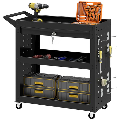 Homcom tier shelf storage - 3-tier,