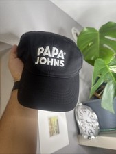Adult PAPA JOHNS CAP Black -
