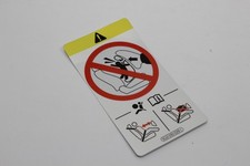 Seat Ibiza 6F Airbag Child Car Seat Sticker New 5G0010029J