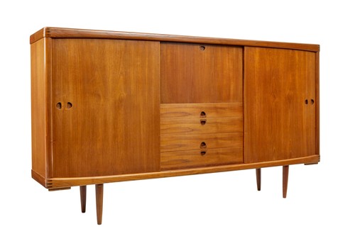 Mid century danish teak high - danish,