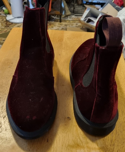 Martens flora chelsea - chelsea, red