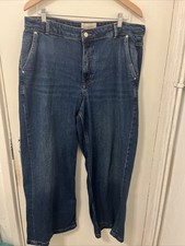 M&S Per Una Blue Wide Leg