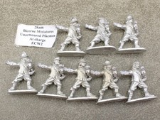 28mm ECW UNARMOURED PIKEMEN x8