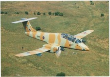 AFTER THE BATTLE LARGE SIZE POSTCARD - PUCARA LIGHT ATTACK AIRCRAFT 