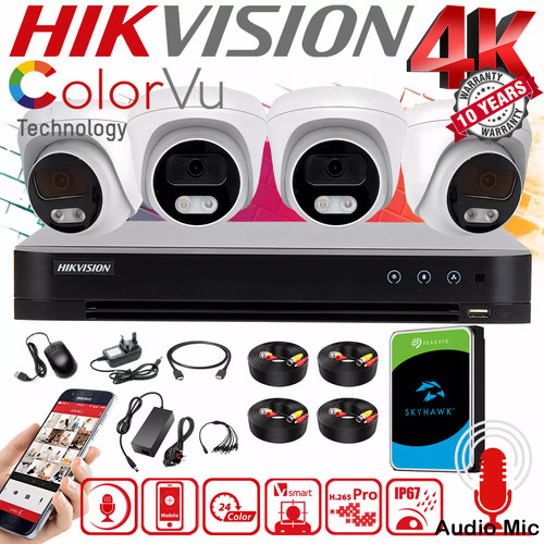 Hikvision 8mp colorvu cctv - hikvision,