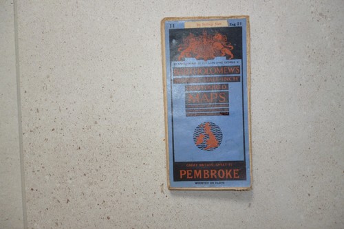 Bartholomew map pembroke - map,