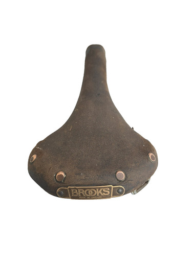Vintage brooks leather - leather, bicycle