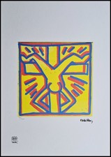Keith Haring Untitled Signed