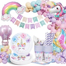 Unicorn Party Tableware Set