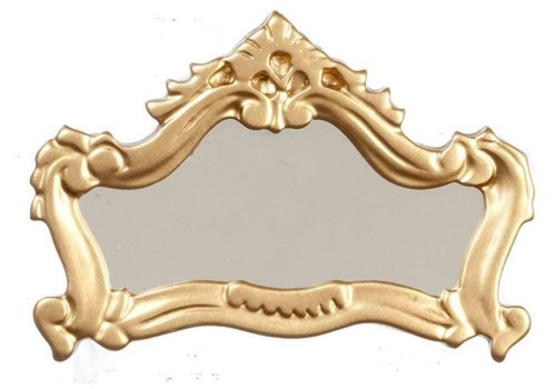 Dolls house gold framed - house,