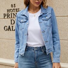 NEW Womens Denim Jacket Jean