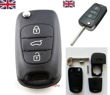 Grade B 3 Button Remote Flip Key Fob Case For KIA Ceed 2009 2010 2011 2012 2013