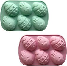 2Pcs Easter Egg Mould 3D