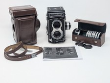 Rolleiflex  3.5T Cased With Extra Filters And Hood