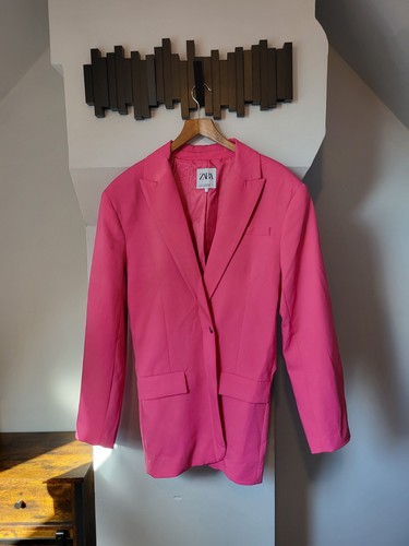 Blazer dress pink zara - blazer,