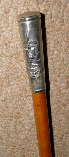 Antique cane military swagger - antique,