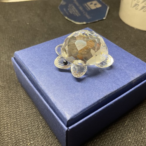 Swarovski crystal mini turtle - swarovski,