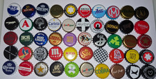 50 different Lager Beer Bottle tops caps craft table NO DENTS Greece Spain set P
