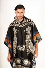 Alpaca Wool Poncho - Ancestral