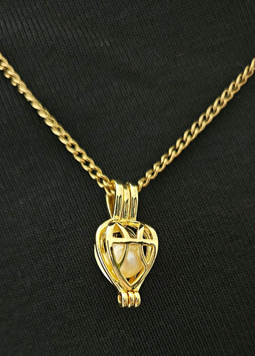 Perlina 18k gold plated - plated, heart