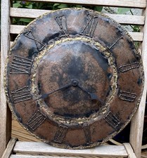 Bespoke Powered Coated Steel Wall Clock Hand Made