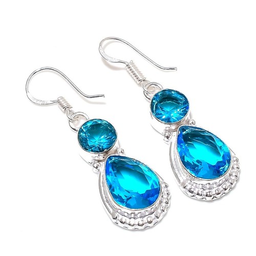 Swiss blue topaz gemstone - blue,