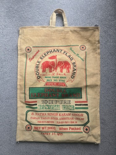 Vintage elephant cotton cloth - vintage,