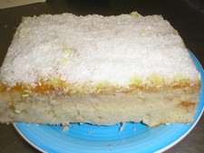  Home Made LEMON & COCONUT SPONGE CAKES x2    Free Postage   Family bakery Shop