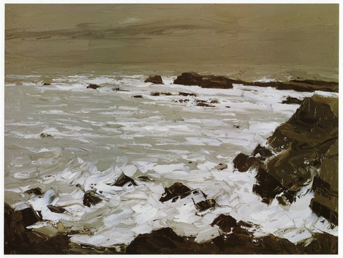 Rough sea off - sea, holy