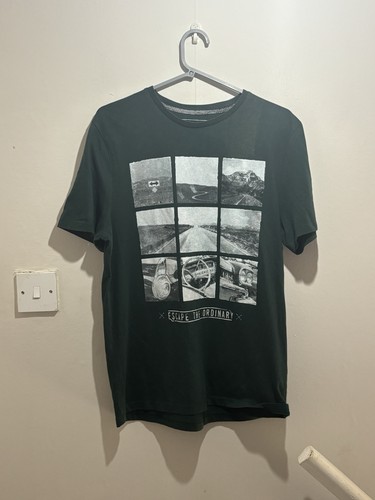 Men green round neck - f&f,