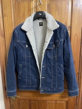 Lee Men’s Blue Denim Sherpa