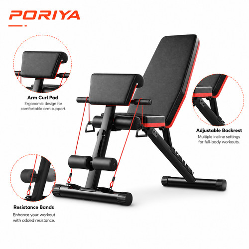 Poriya adjustable weight - poriya, bench