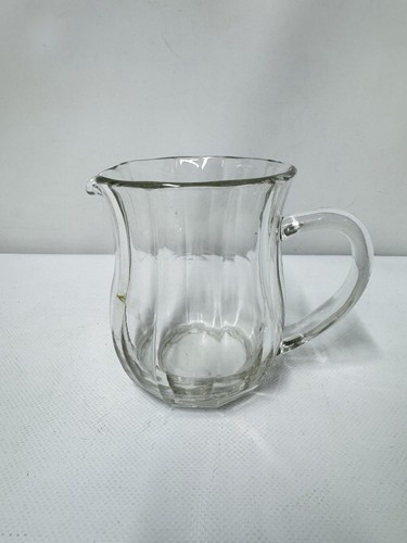 Clear glass creamer milk jug - glass,