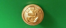 GWR marine gilt button with roped edge 25mm diameter Great Western Railway