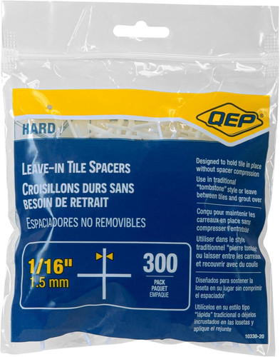 Inch hard tile spacers - tile,