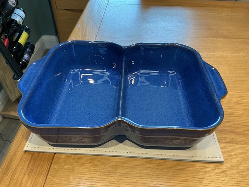 Denby imperial blue - imperial, divided