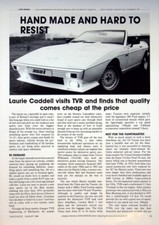 273791) TVR 350i 3000 S Brochure 1983