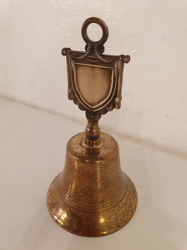 Small solid brass bell with - small,