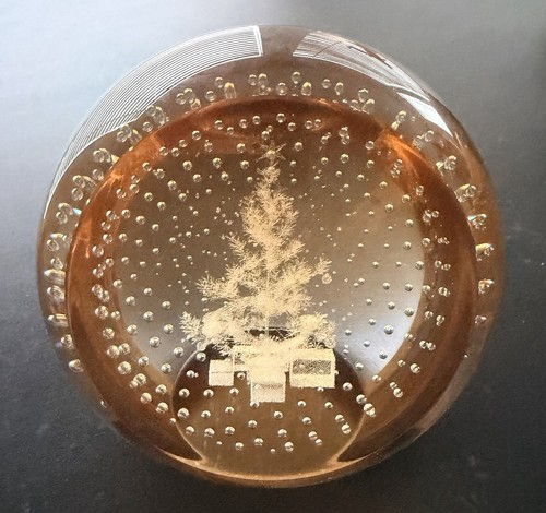 Caithness amber tint art glass - amber,