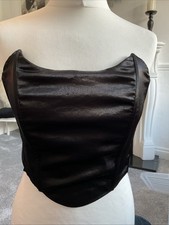 Shein Women's Top Basque Black