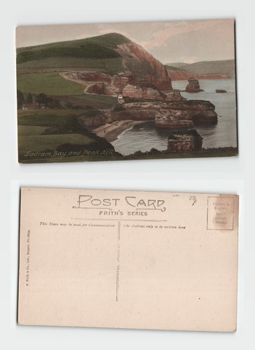 Vintage postcard ladram bay - ladram,