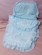 Sky Blue Broderie Anglaise