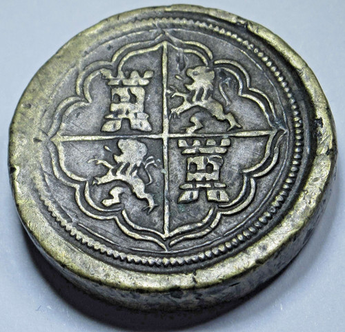 Antique 1600 reales weight - antique, 1600's