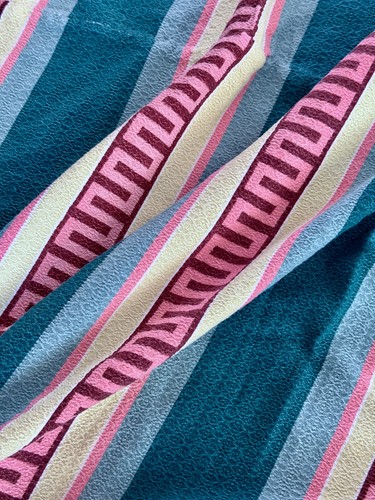 Greek key stripe pastel - pastel, 40s